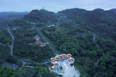 彭祖山景区鸟瞰