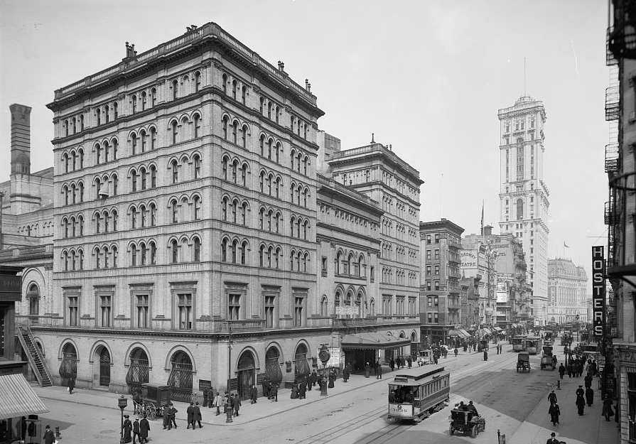 （旧）纽约市大都会歌剧院,c1905。美国 国家国会图书馆 