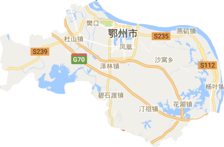 鄂城区电子地图