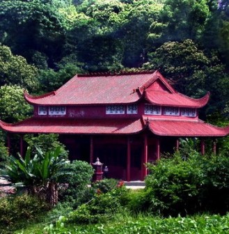 浯溪碑林全景