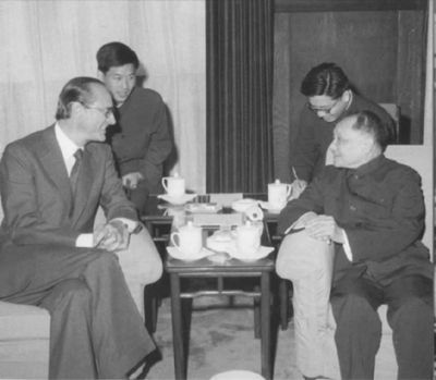 1978年访华会见邓小平