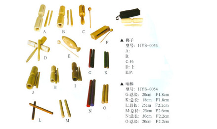 用途各异的梆子