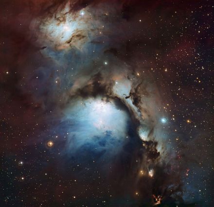 M78照片，拉西拉天文台MPG/ESO2.2米望远镜拍摄