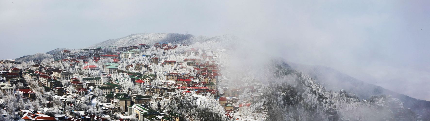 庐山雪景