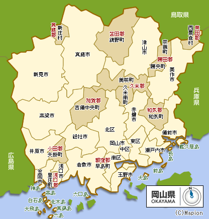 冈山县行政区划图