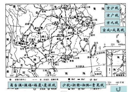 南方交通图