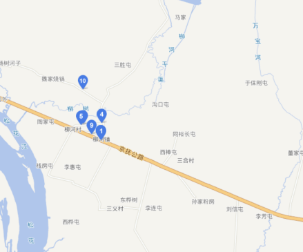 柳河镇交通路线图