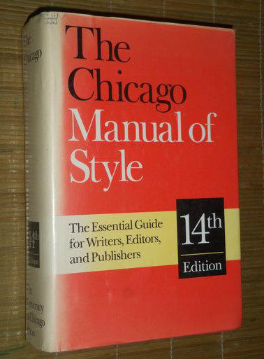 The Chicago Manual of Style: T