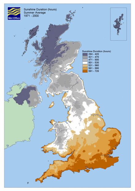 英国气候图