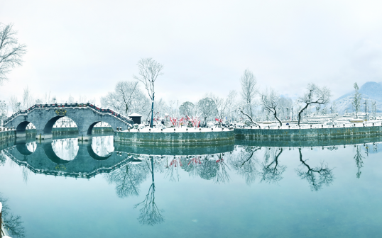 雪后观音河