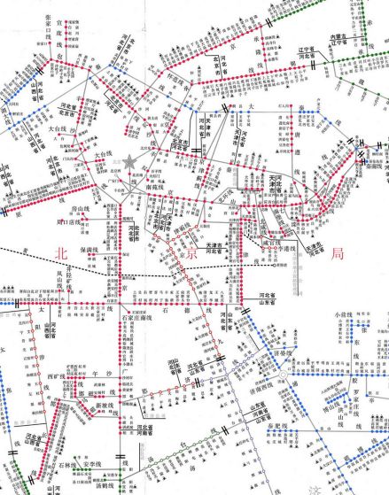 北京铁路局管辖范围