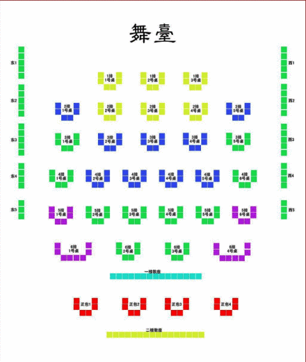 北京湖广会馆舞台示意图