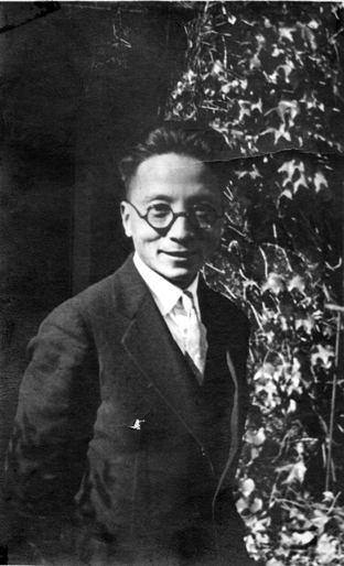 1931年张景钺教授在巴塞尔大学留影