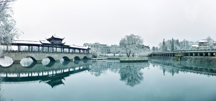 水观音雪景