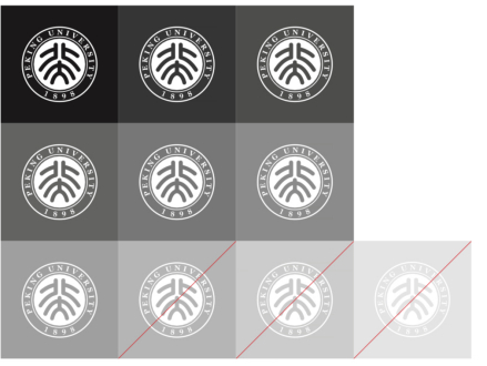 标志反白应用与灰度背景色的关系及禁忌
