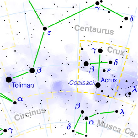 南十字座星象图