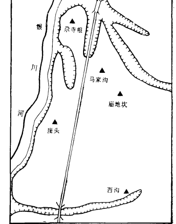 新庄坪遗址地形图