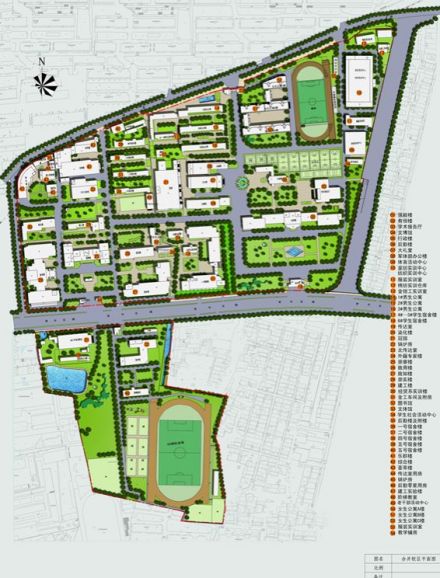 江苏工程职业技术学院崇川校区（本部）平面图