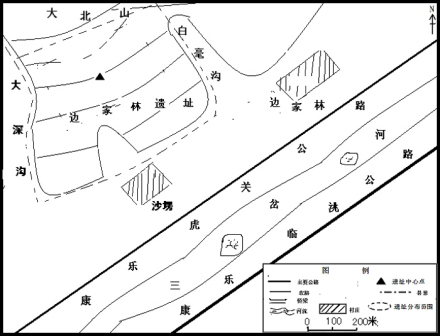 边家林遗址位置图