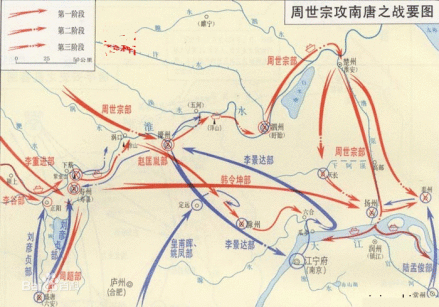 后周攻后唐作战地图