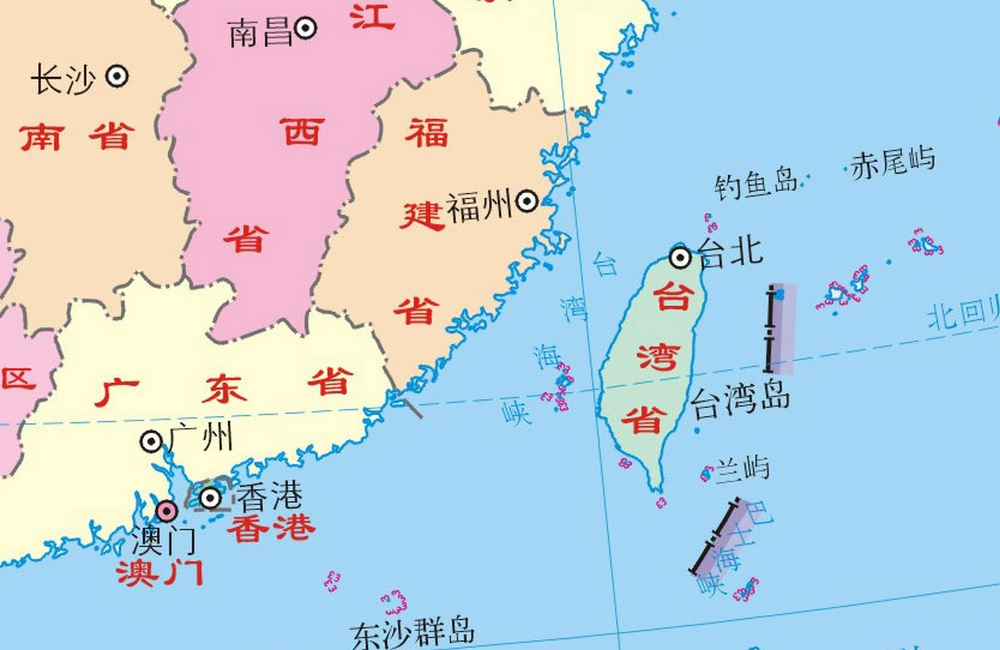 台湾海峡两岸行政区划