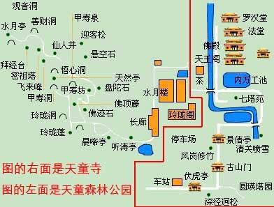 天童寺交通线路