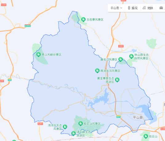 平山县