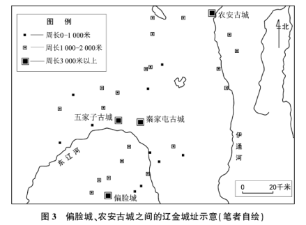 五家子城址位置图