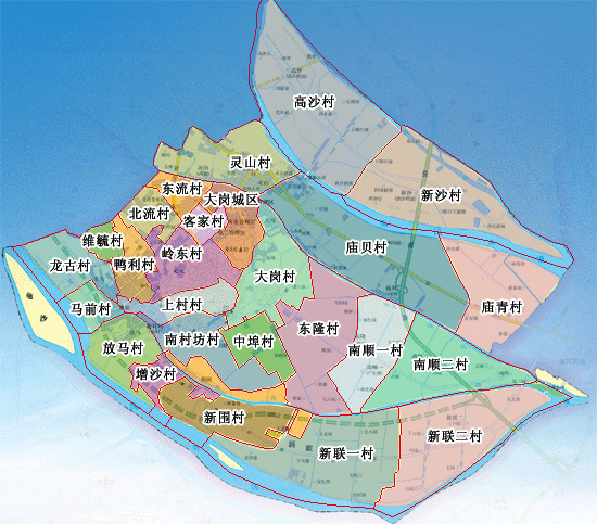 各村居分布电子图