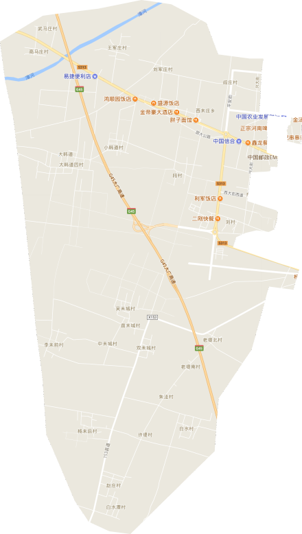 西未庄乡电子地图