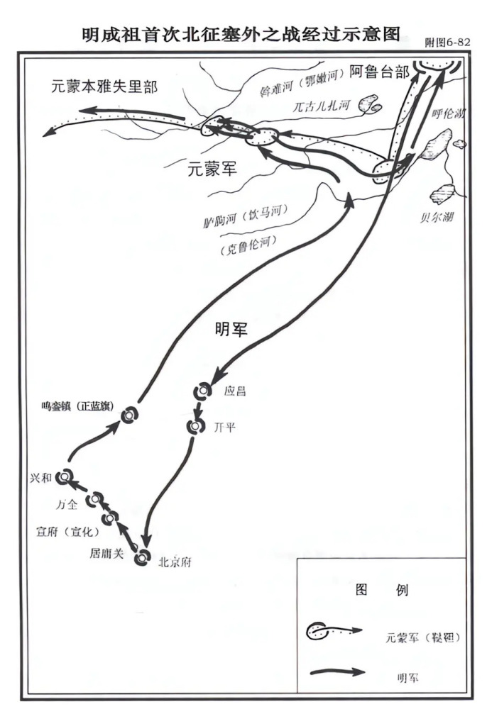 第一次北伐示意图