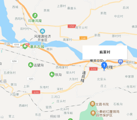 泉鸠涧（今河南省灵宝市底董村）