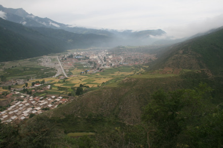 然闹遗址全景