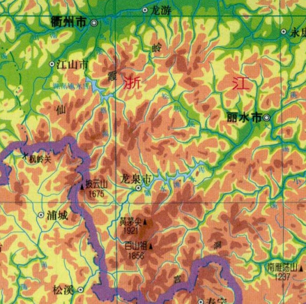 仙霞岭山脉