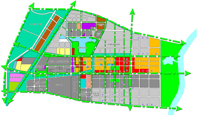 窦店高端现代制造业基地规划图