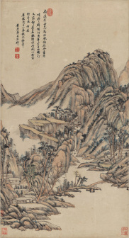 仿大痴山水图（1708年）