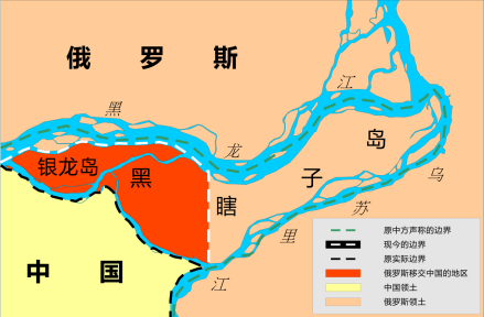 黑瞎子岛领土划分