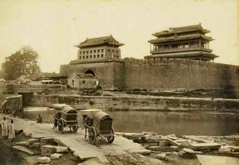 1901,永定门东南面(瓮城外)