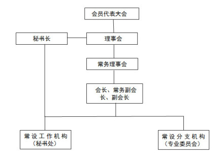 中国古籍保护协会组织机构图