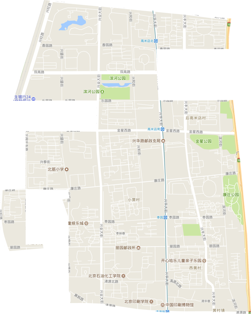 清源街道交通路线图