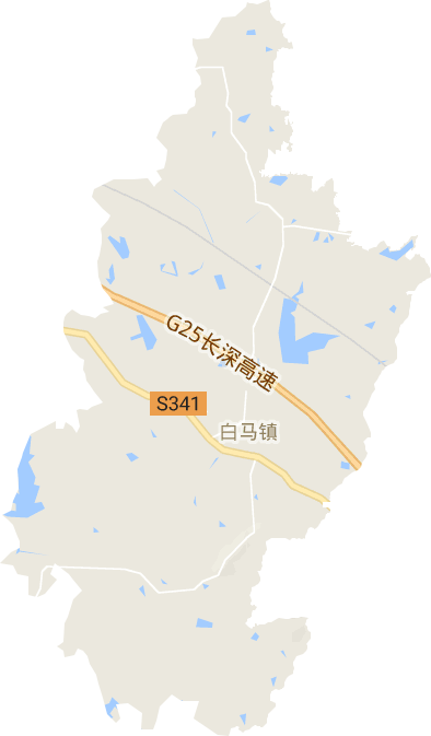 白马镇地图