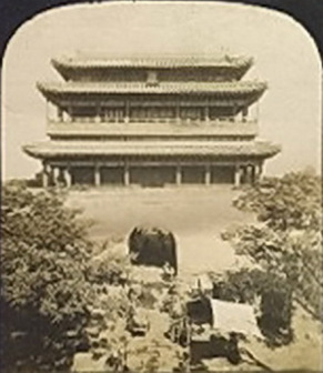 1907,永定门城楼南面(瓮城内)