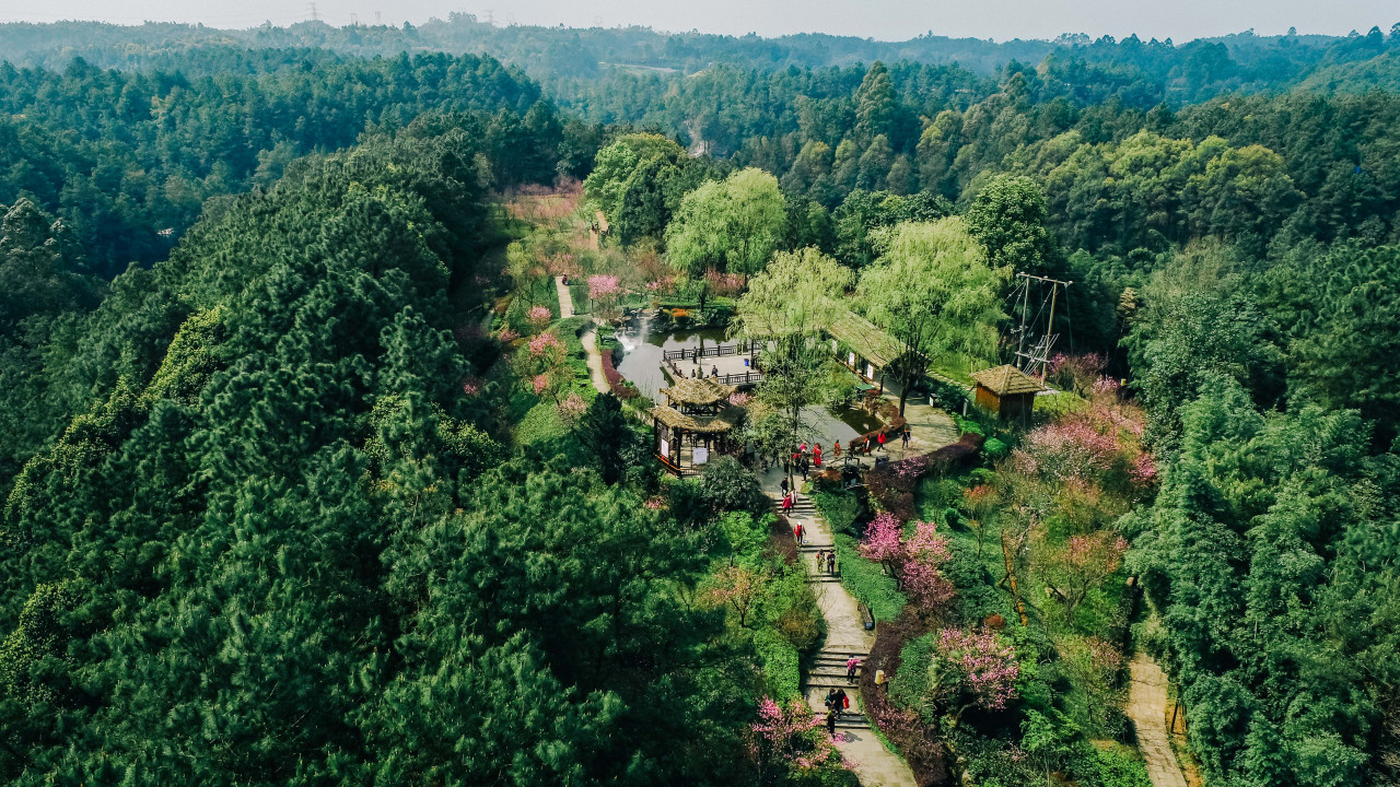 自贡市尖山风景区风景