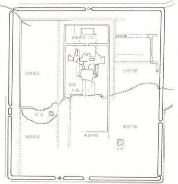 渤海中京城遗址平面图