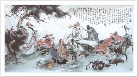 《饮中八仙歌》诗配画