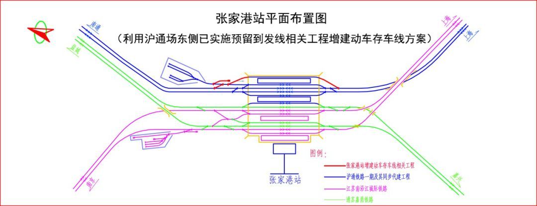 张家港站平面布置图