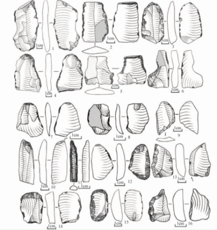 石人沟遗址工具图