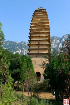 法王寺塔景观