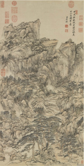 仿王蒙夏日山居图（1694年）