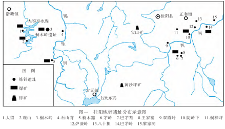 桐木岭矿冶遗址位置图